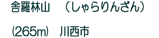 �@�ɗ��юR�@�i������񂴂�j  �@(265m)�@�쐼�s�@�@�@�@�@�@�@